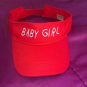 Red visor